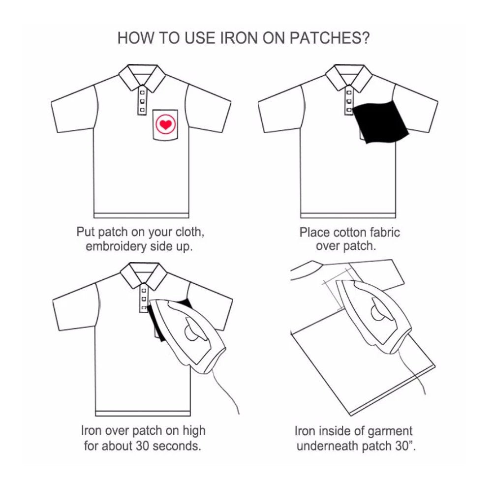 Leave only footprints take only memories | Iron-on Patch