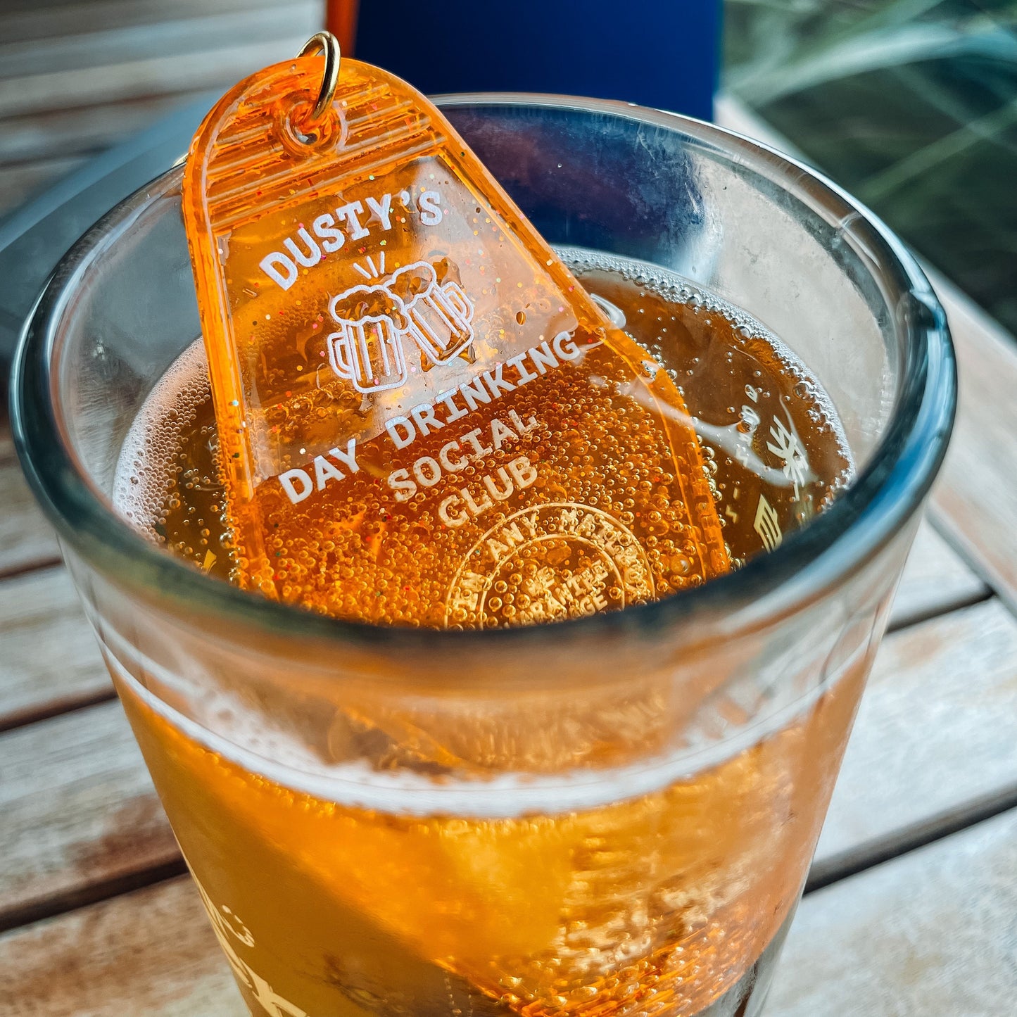 Day Drinking Social Club Motel Keychain