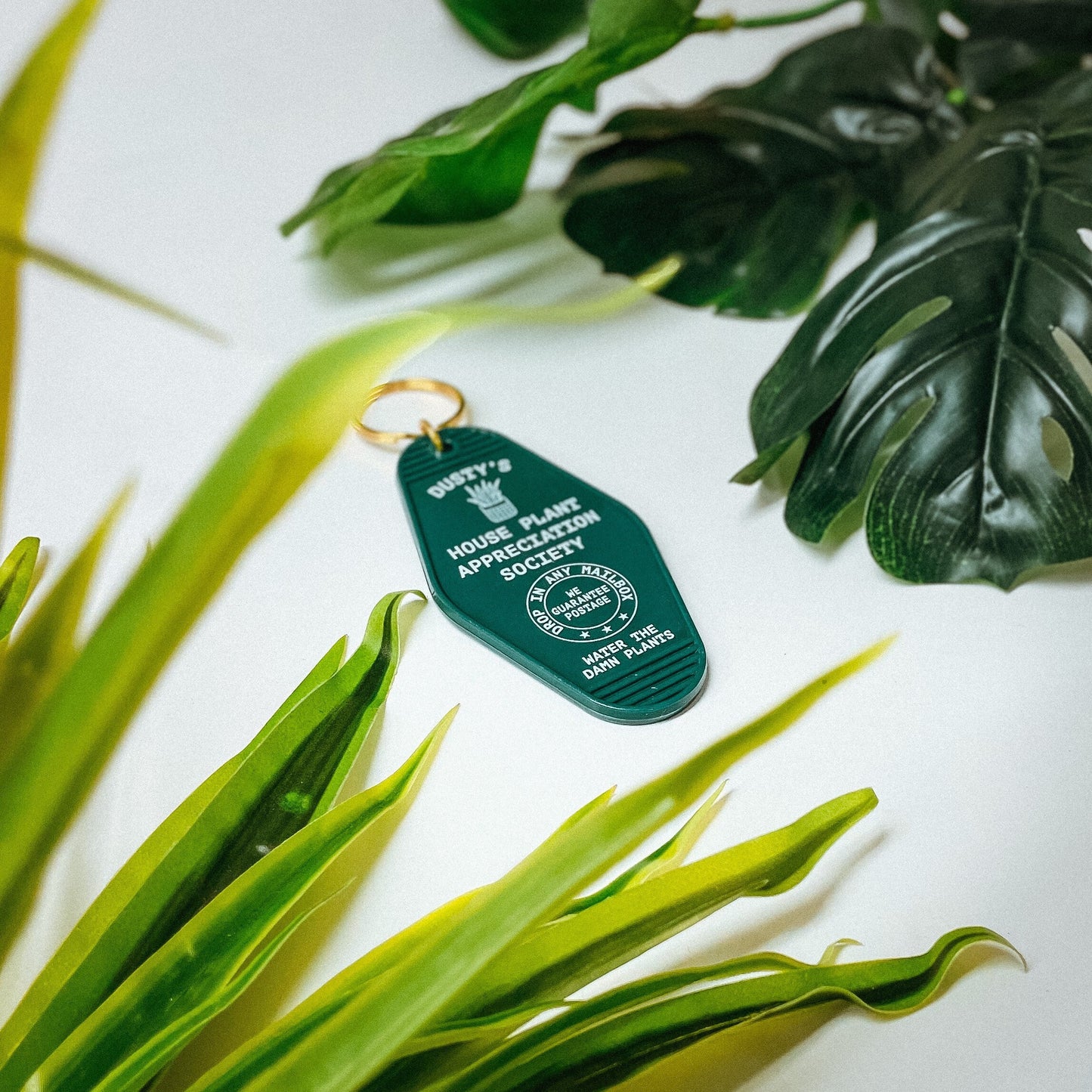House Plant Appreciation Society Motel Keychain