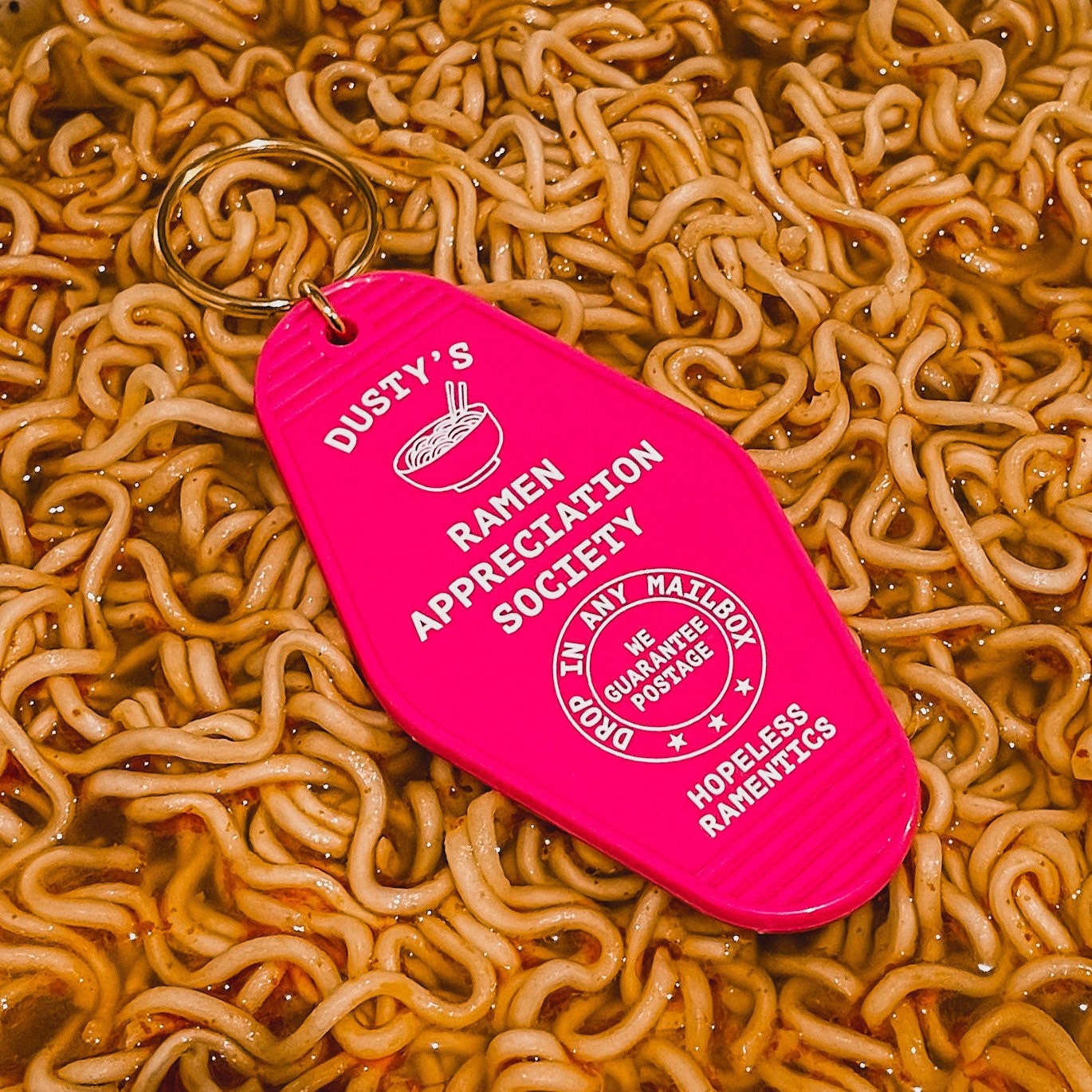 Ramen Appreciation Society Motel Keychain