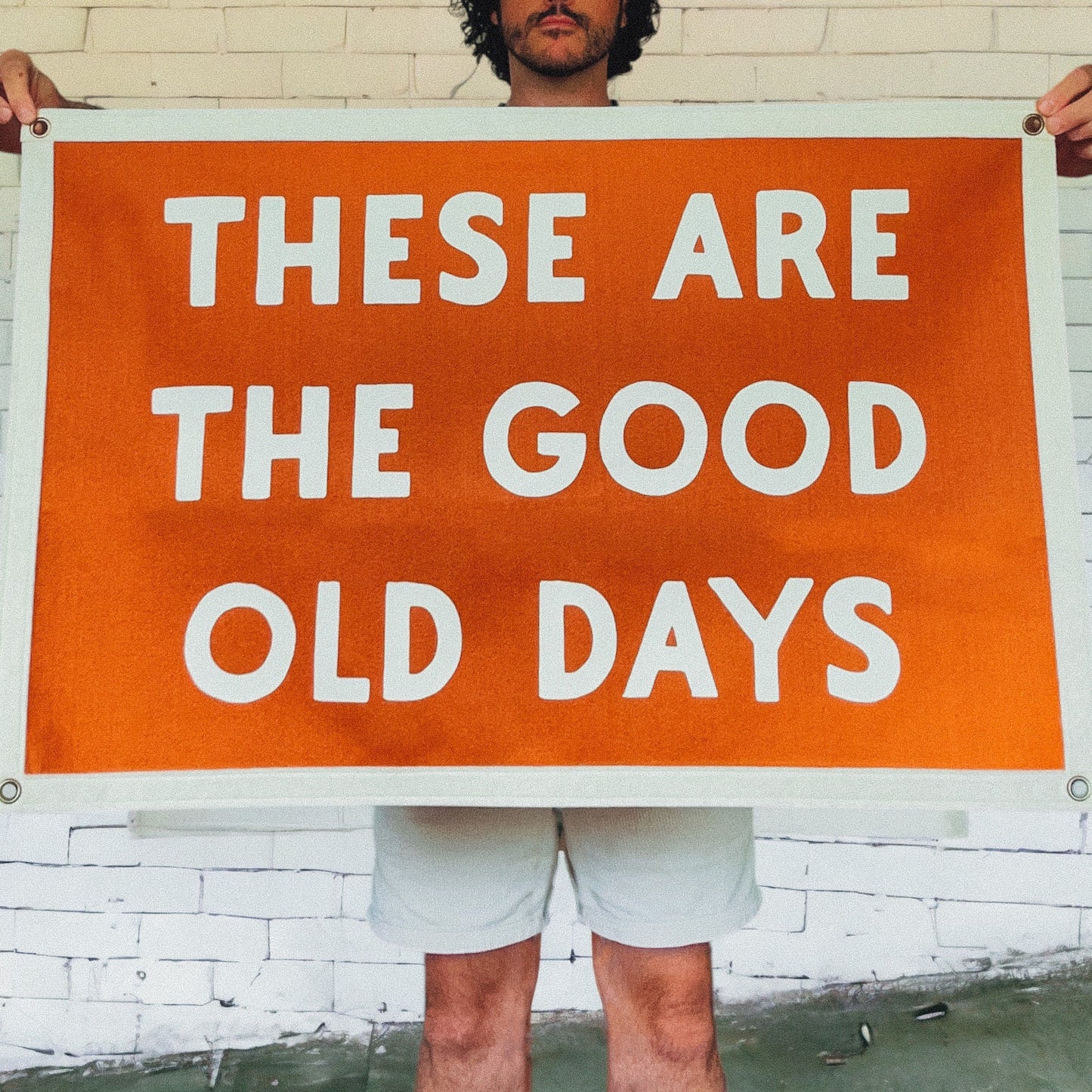 Giant Custom Printed Felt Banner | Felt Pennant Flag Banner | Vintage Banner | Wall Decor | 34” X 22” Wall Hanging