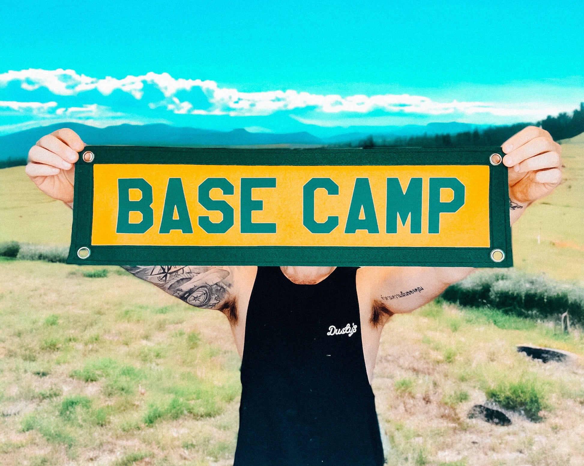 Custom Printed Felt Doorway Banner | 7 x 24 inch