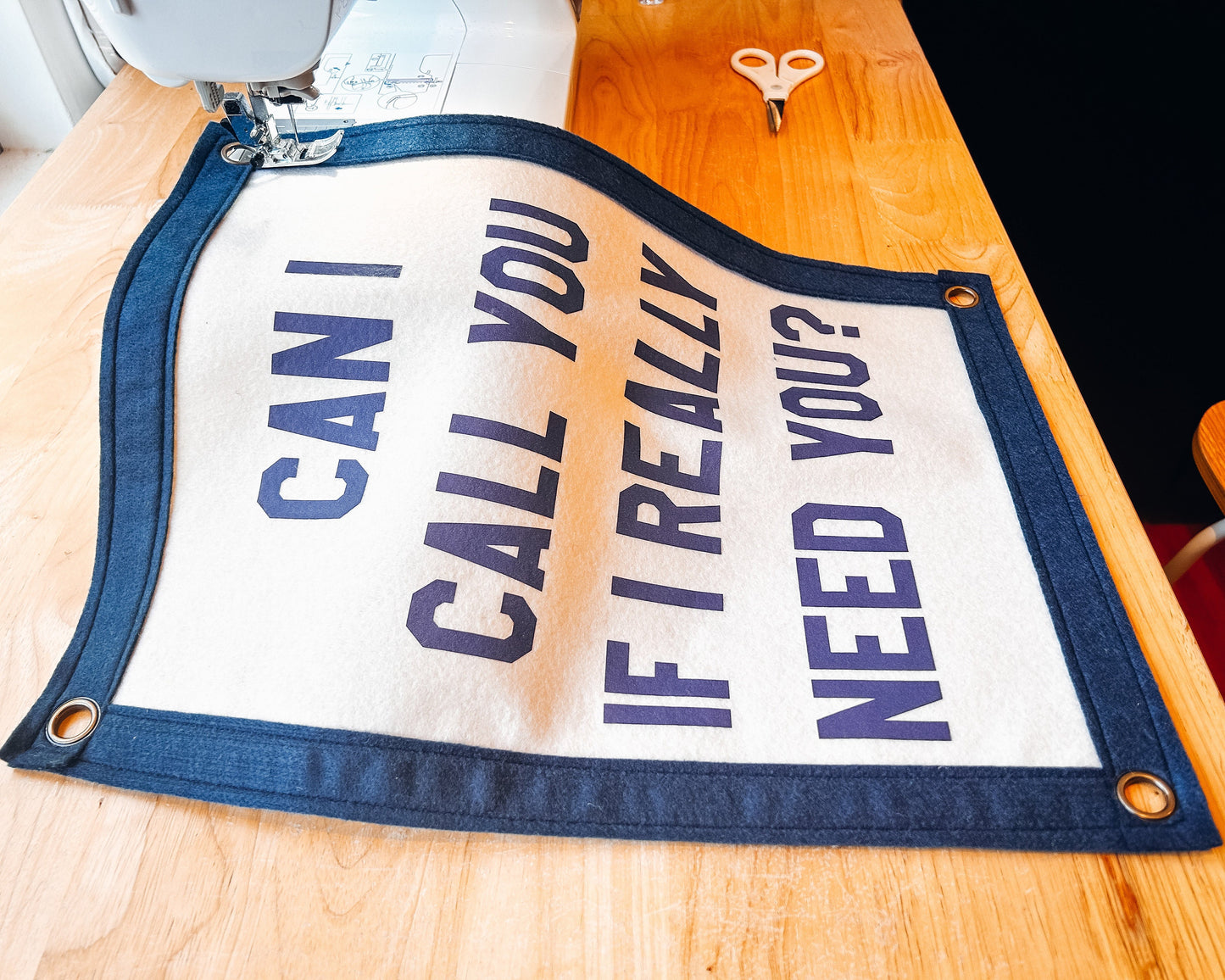 12” x 16” Custom Mini Printed Felt Banner | Felt Pennant Flag Banner | Vintage Banner | Wall Decor | Wall Hanging