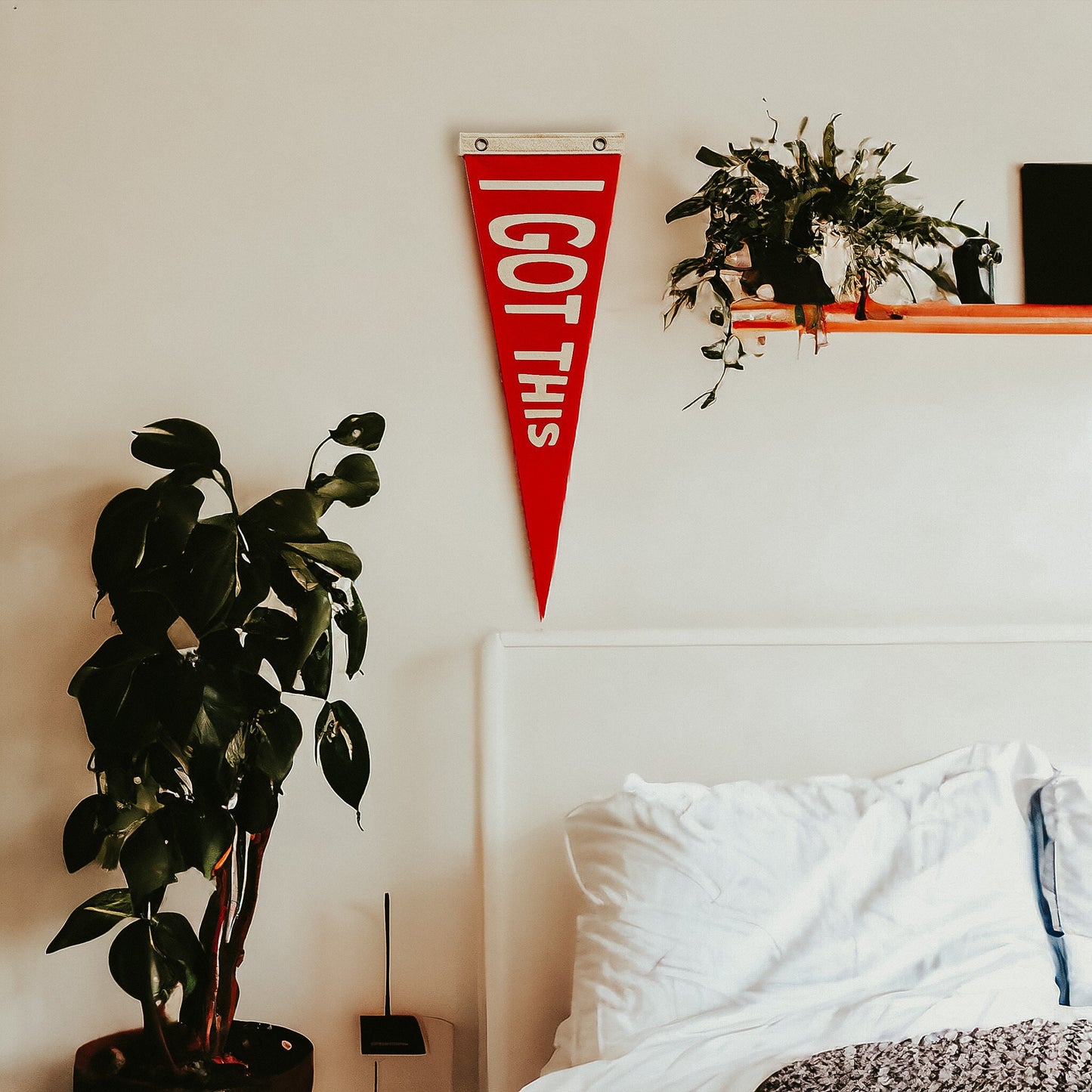 I GOT THIS Pennant | Felt Pennant Flag Banner | Vintage Style Motivation | Wall Decor