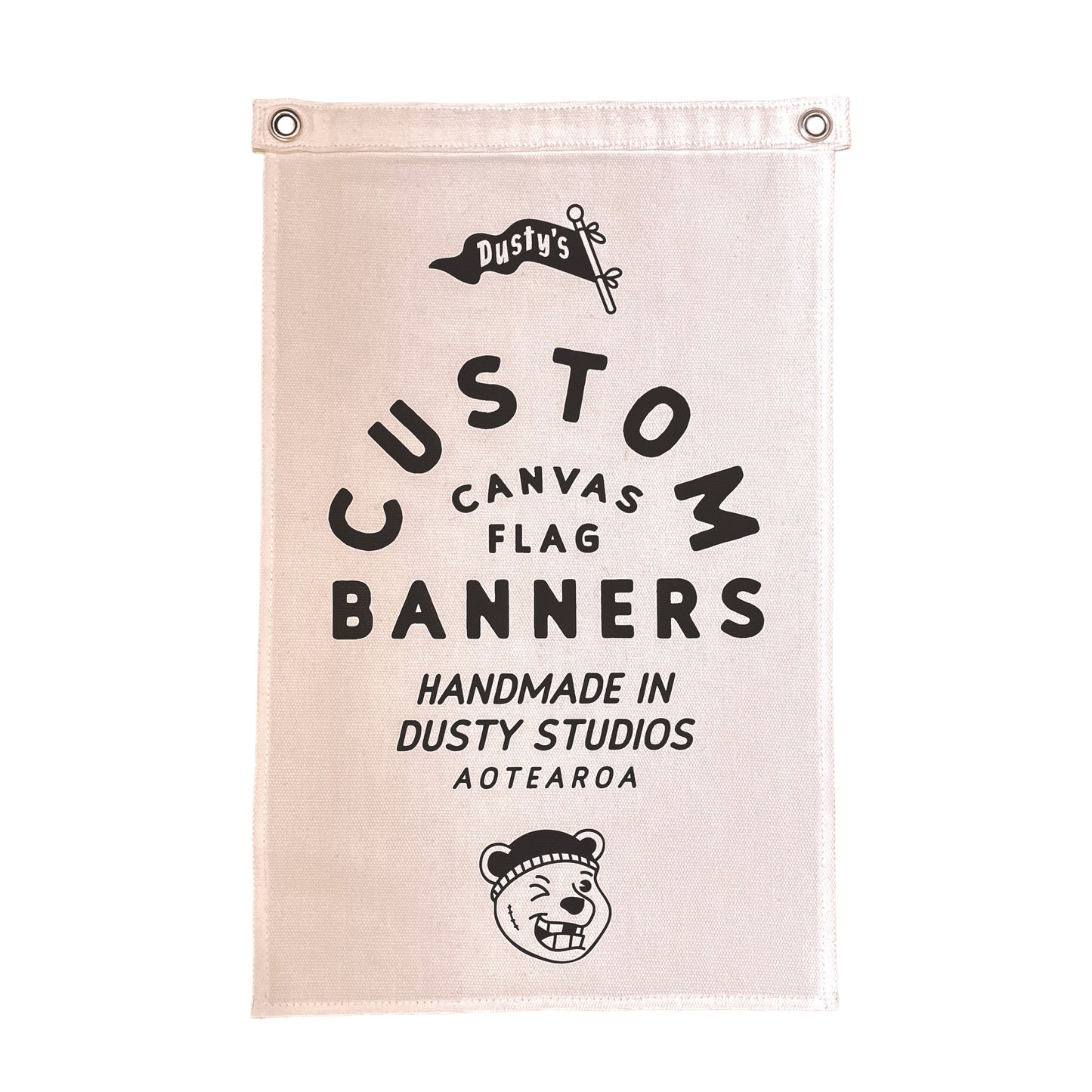 Drapeau en toile imprimé personnalisé | Bannière | Décoration murale | Tenture