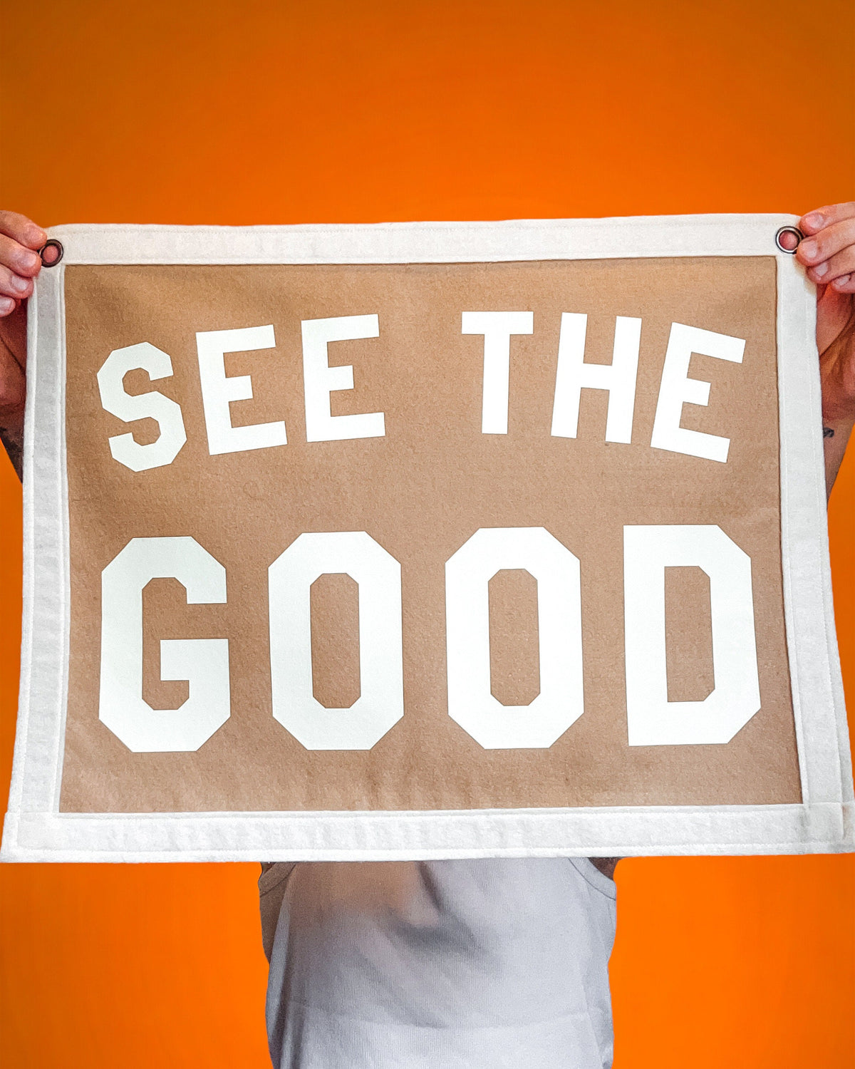 Banner Goodness See the good Banner | Felt Pennant Flag Banner | Vintage style Banner ...