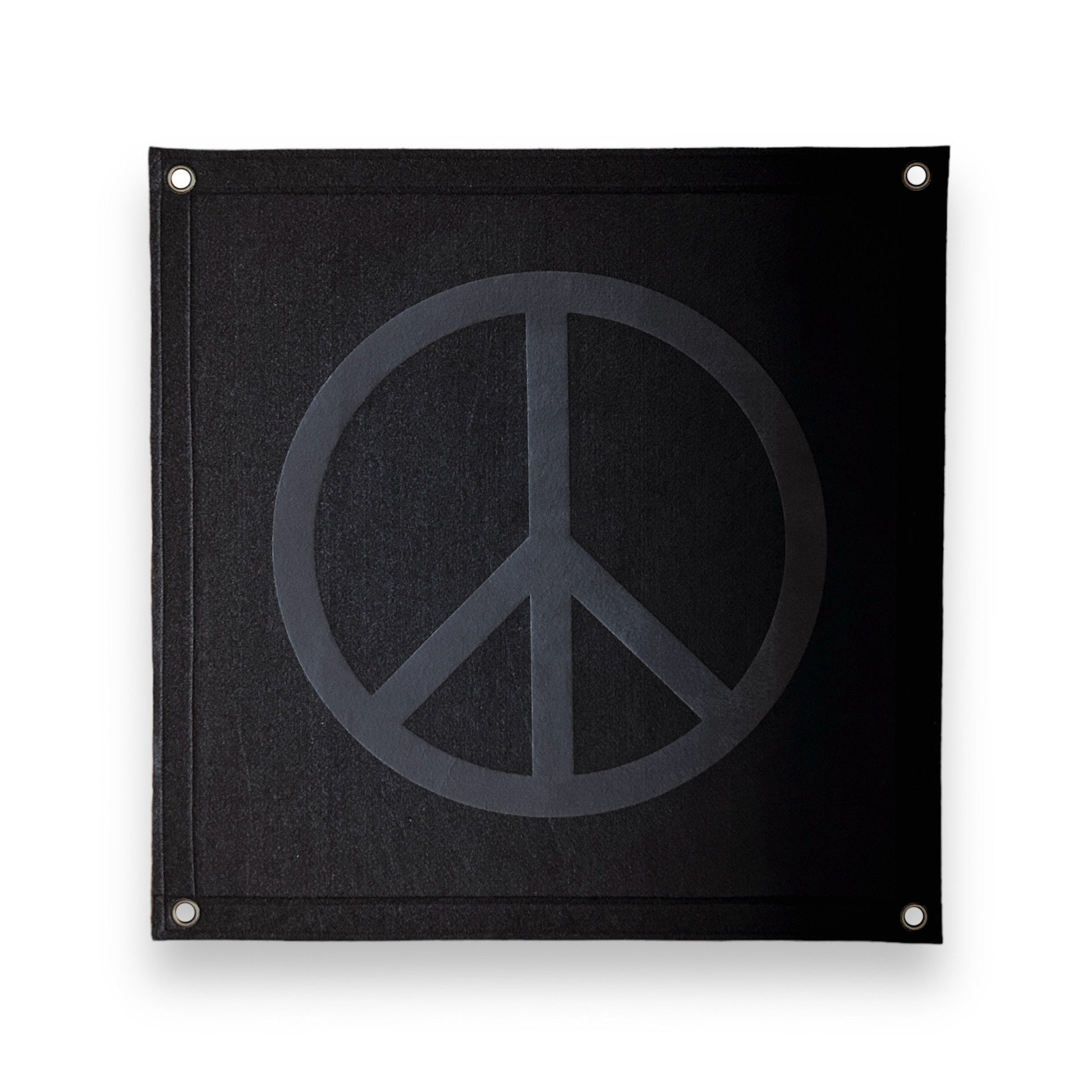 Customisable Peace Banner | Felt Square Banner | No more ware flag | wall hanging | 20” x 20”