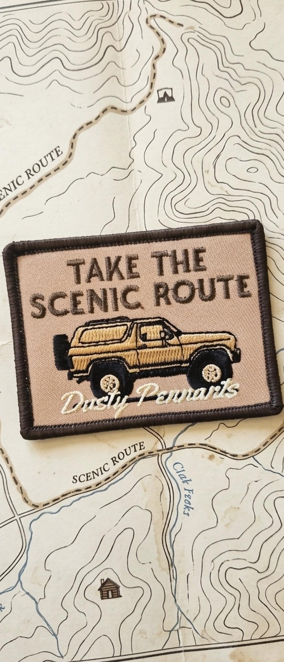 Take the Scenic Route * NEW * | Iron-on Patch