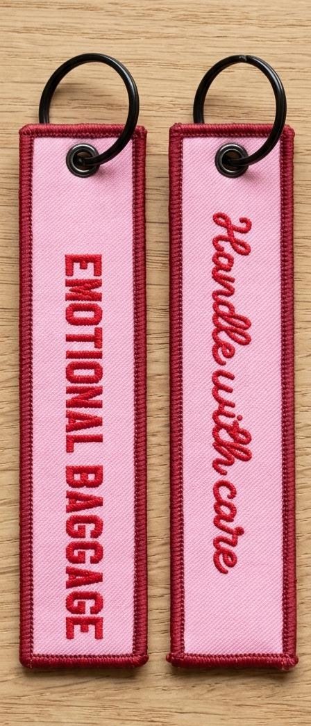 Set of 3 Woven keychain I Bag tag