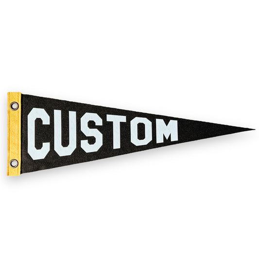 Custom 7 x 21 inch Felt Pennant Flag