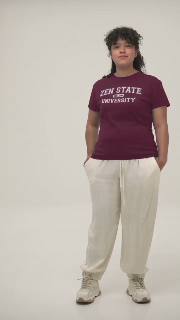 ZEN State University T-Shirt | Vintage Inspired Varsity Athletic Tees