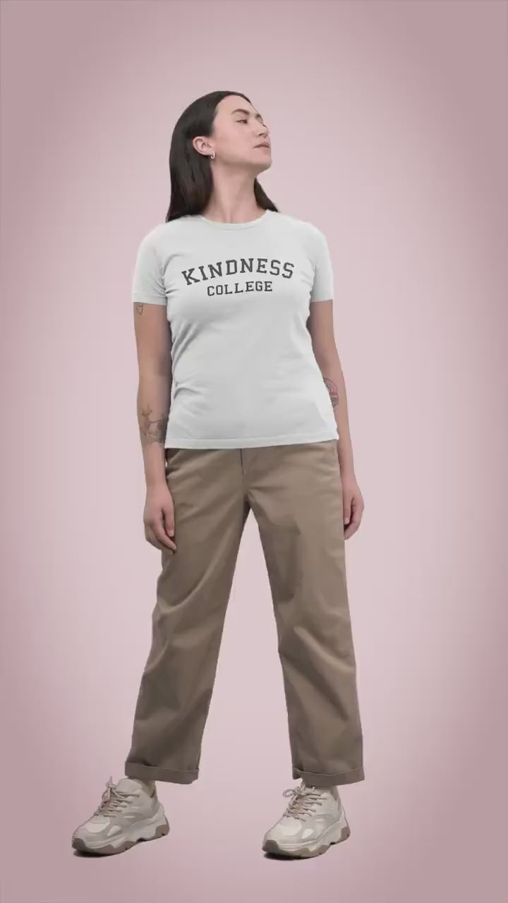 Kindness College T-Shirt | Vintage Inspired Varsity Athletic Tees