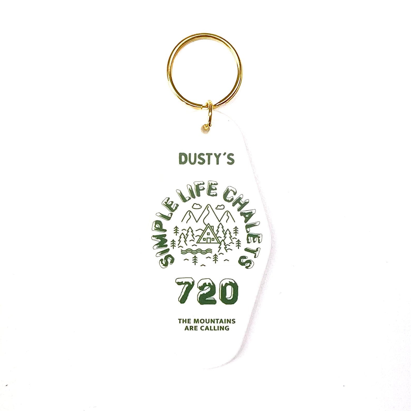 Simple Life Chalets Motel Keychain