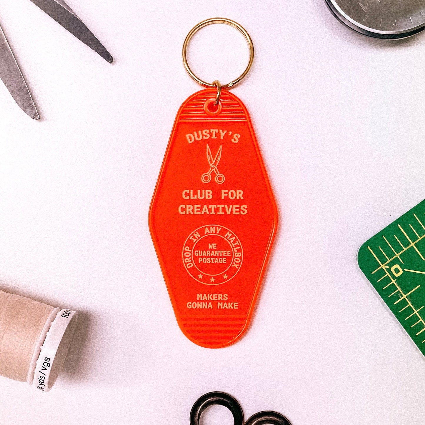 Club for Creatives Motel Keychain | makers gonna make | Car Key
