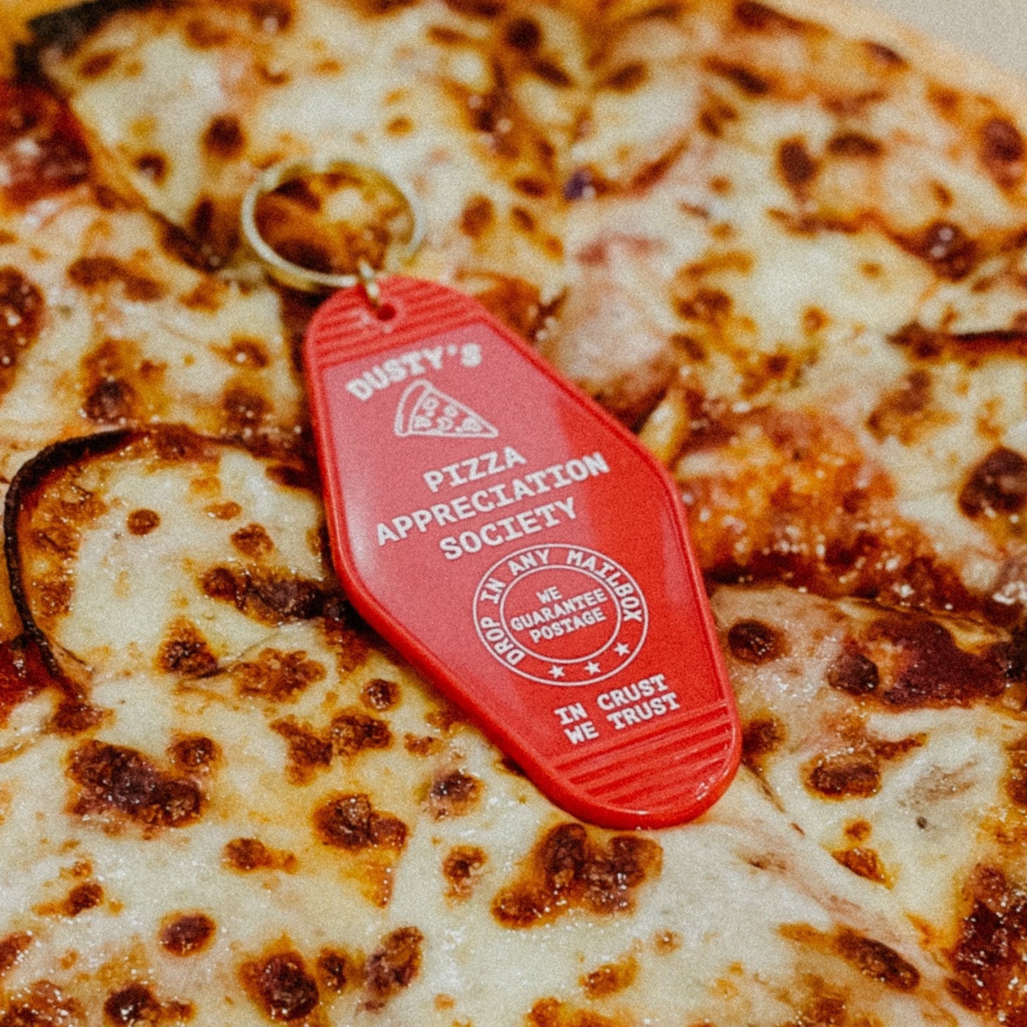 Pizza Appreciation Society Motel Keychain