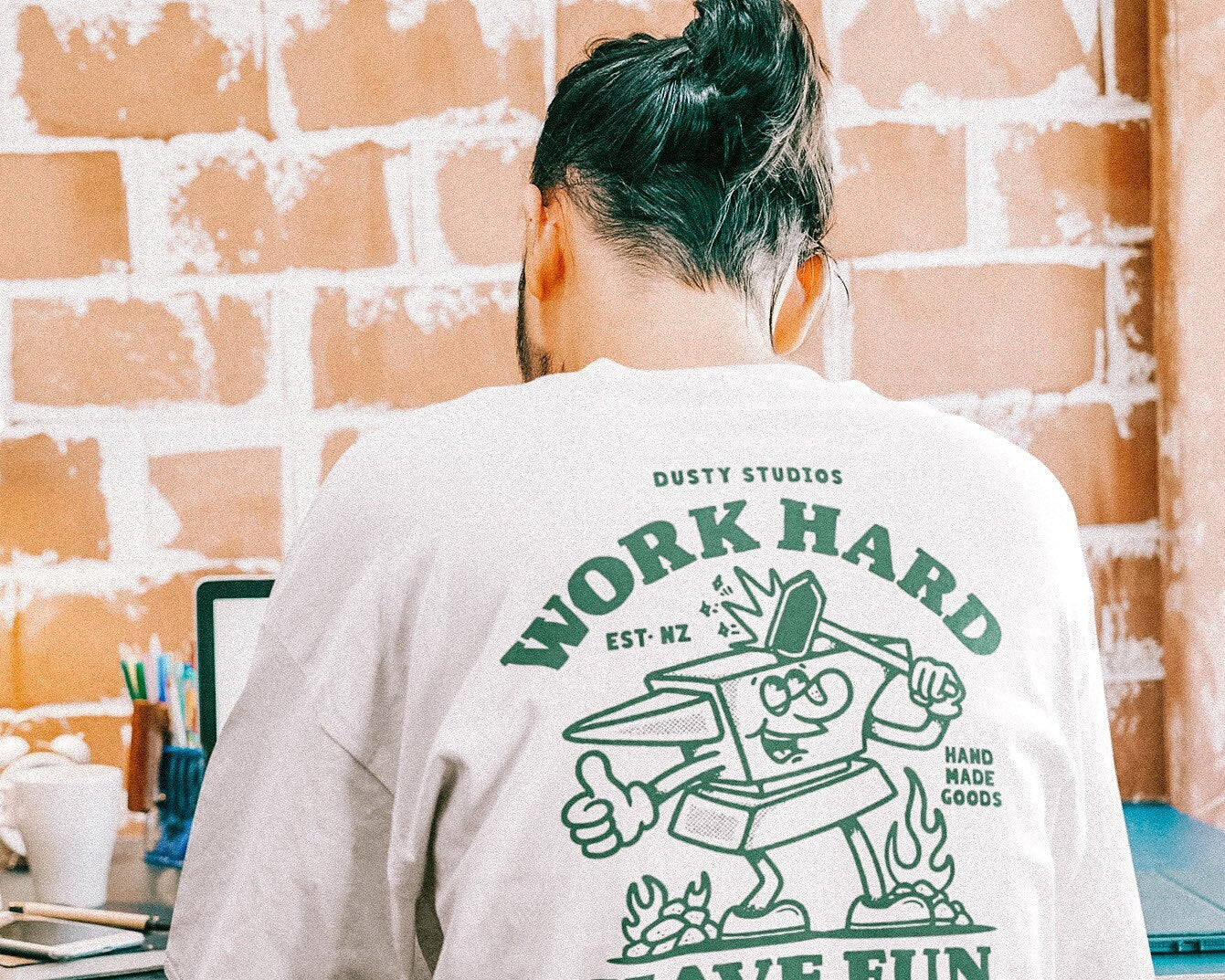 Work Hard, Have Fun T-Shirt | Productive and Positive | Unisex Tee