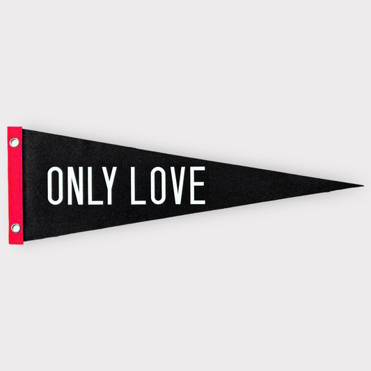 Only Love Pennant | Felt Pennant Flag banner