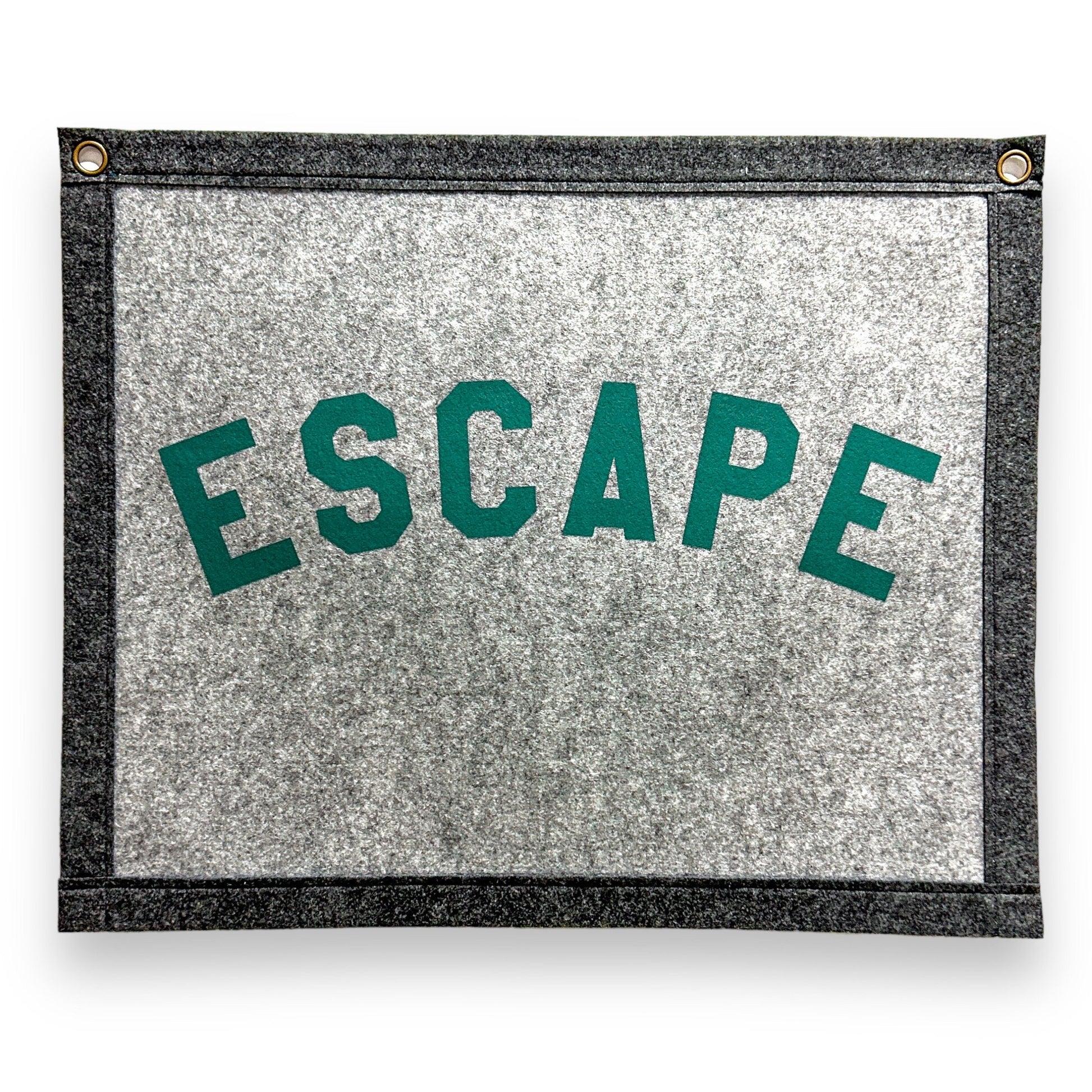 Escape Banner | Felt Pennant Flag Banner | Vintage travel Banner | Wall Decor | Wall Hanging