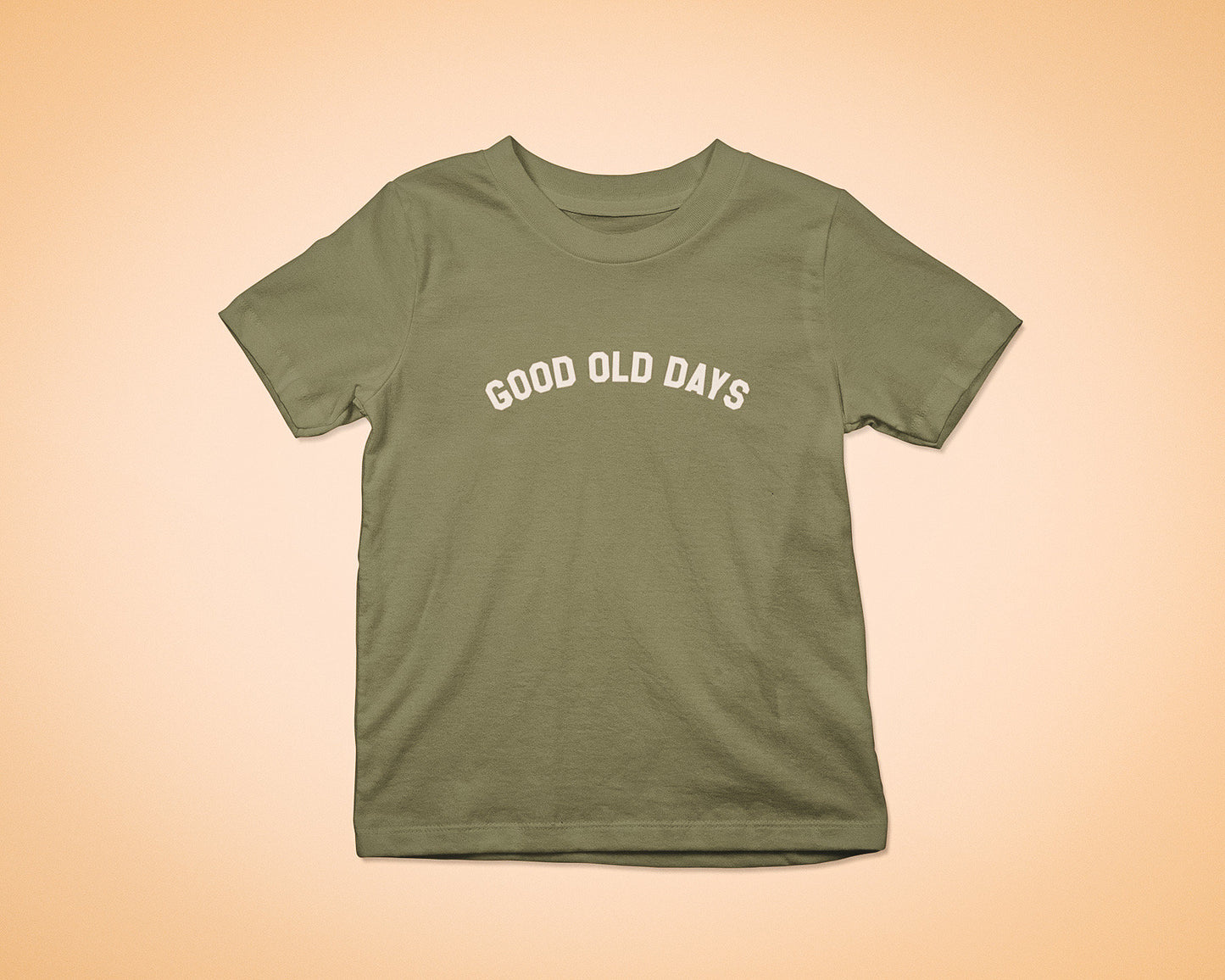 Good Old Days Collegiate T-Shirt | Vintage Inspired Varsity Athletic Tees 