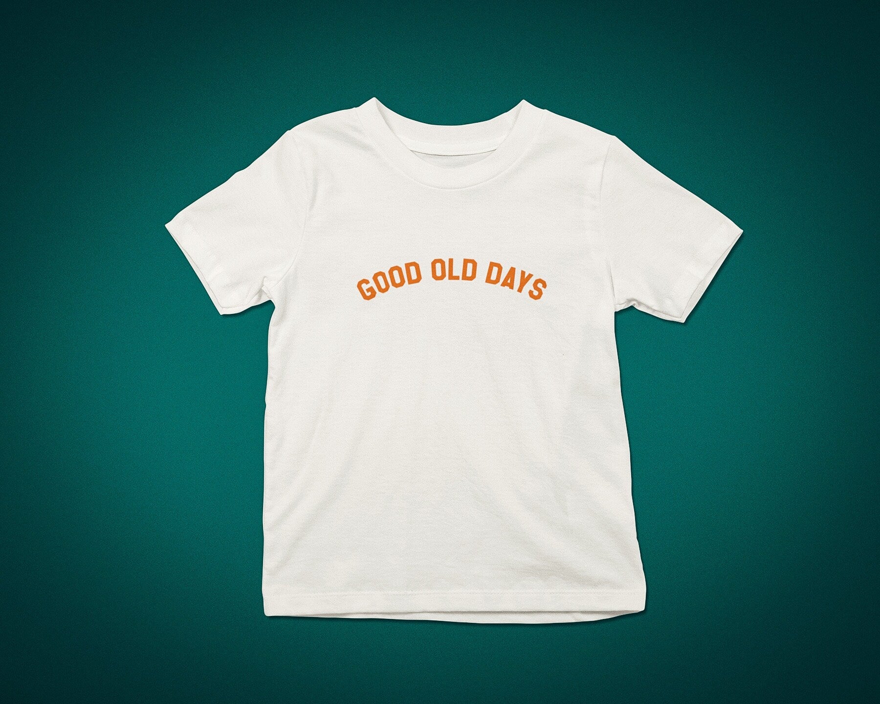 Good Old Days Collegiate T-Shirt | Vintage Inspired Varsity Athletic Tees 