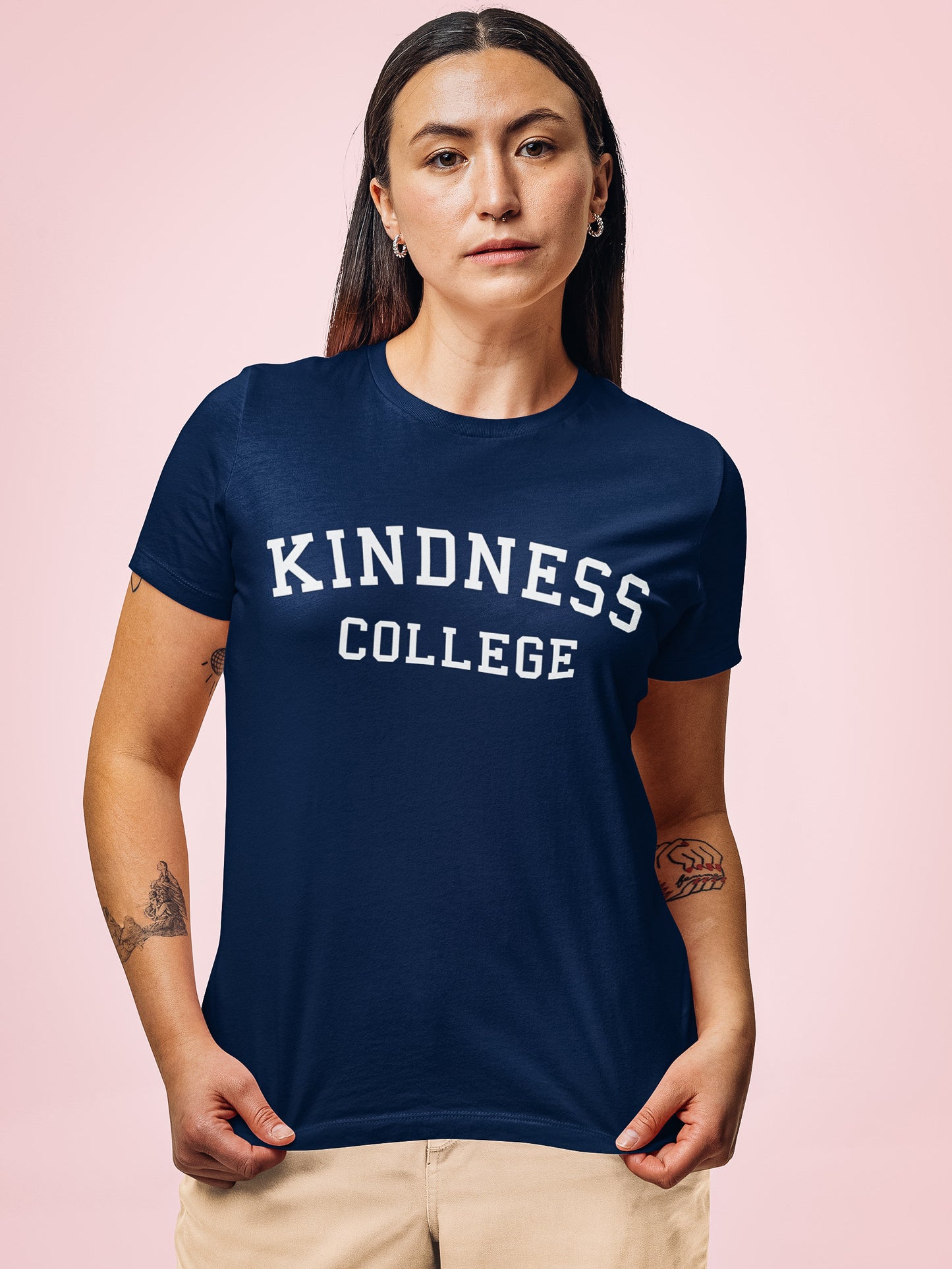 Kindness College T-Shirt | Vintage Inspired Varsity Athletic Tees 